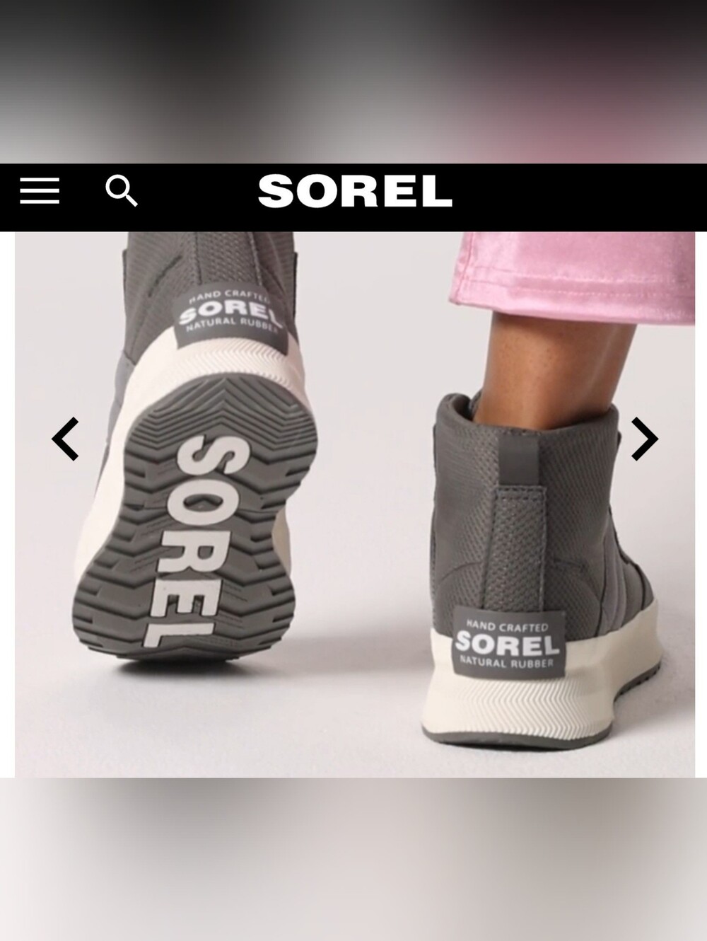 Women’s 9 40 Sorel Out And About Waterproof Mid Sneaker Boot Grey Shoes Comfort